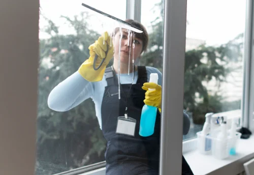 Nettoyage de vitres intérieures et extérieures à Lacrabe